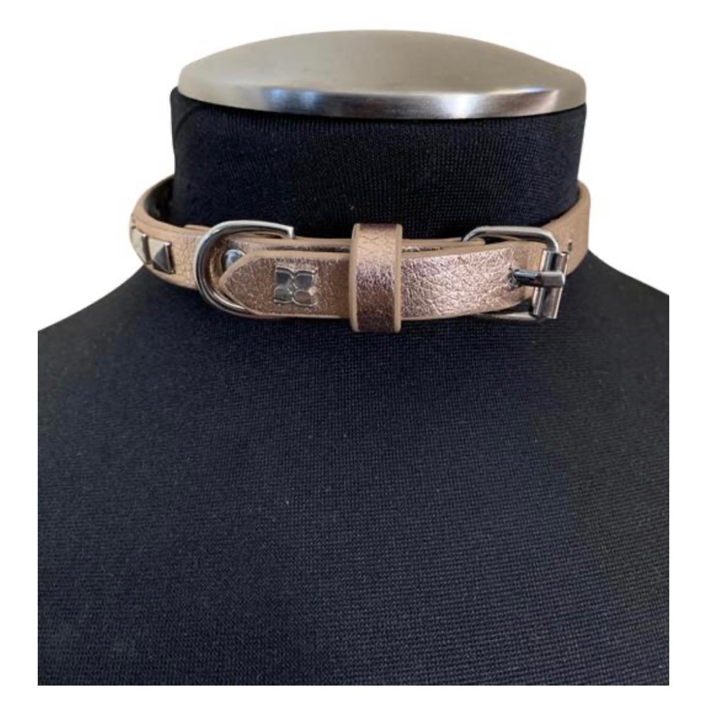 Bcbgmaxazria Bcbg Choker Collar Necklace Rose Gold